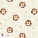 Basic Lion exclusive seamless pattern - Almond