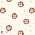 Basic Lion exclusive seamless pattern - Milly