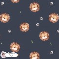 Basic Lion exclusive seamless pattern - Sage