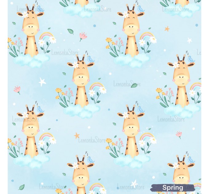  Bonnie giraffe exclusive pattern - Spring