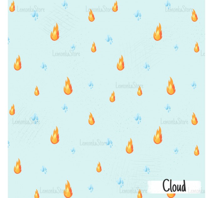 Brave firefighter exclusive combi pattern - Cloud