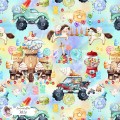 Candy Land - Middle Ages exclusive seamless pattern - Jelly