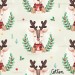 Christmas Deer exclusive seamless pattern - Cotton