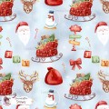 Christmas Favourites exclusive seamless pattern - Snowy