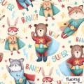 Cute and Strong exclusive seamless pattern - Nursery