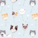 Dandelion Kitty exclusive seamless pattern - Soft