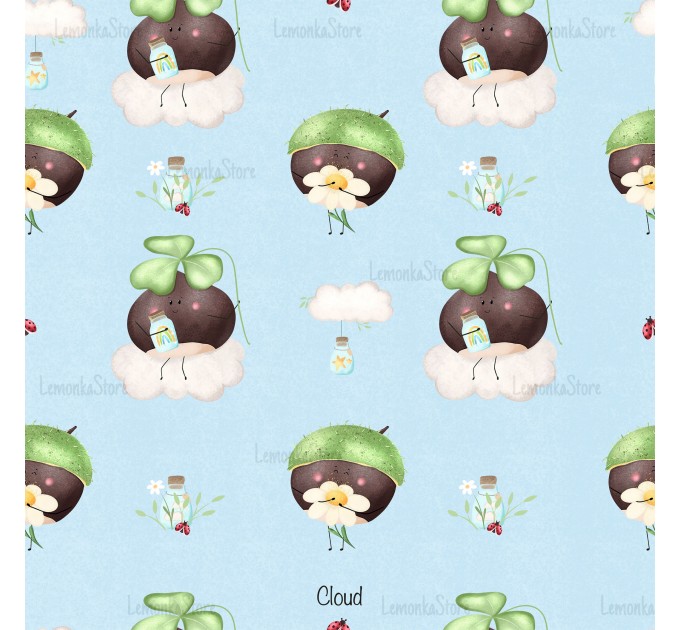 Dreaming Chestnut exclusive pattern - Cloud