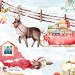 Christmas seamless pattern - Elf Village 