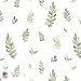 Forest spirit exclusive [Coordinate] seamless pattern - White