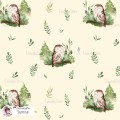 Forest spirit (Owl) exclusive [Coordinate] seamless pattern - Sunrise