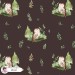 Forest spirit (Owl) exclusive [Coordinate] seamless pattern - Wood