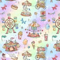 Fun Fair exclusive seamless pattern - Rainbow