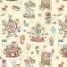 Fun Fair exclusive seamless pattern - Yellow