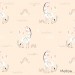 Giraffe Nicole Floral exclusive seamless pattern - Mellow