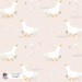 Goose and Dandelions exclusive seamless pattern - Cream