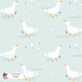 Goose and Dandelions exclusive seamless pattern - Fresh