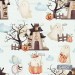 Halloween Ghosts exclusive seamless pattern - Ghost