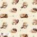 Little Beaver exclusive seamless pattern - Cream