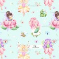 Little Fairies with flowers and bugs exclusive pattern