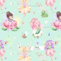 Little Fairies with flowers and bugs exclusive pattern