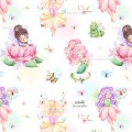 Little Fairies with flowers and bugs exclusive pattern