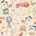 Little Farm exclusive seamless pattern - Farm