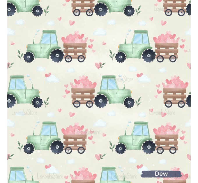 Loads of Love exclusive seamless pattern - Dew