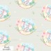 Mama and baby elephants exclusive seamless pattern - Blush