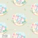 Mama and baby elephants exclusive seamless pattern - Meadow