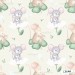 Mommy and mice exclusive seamless pattern - Cream