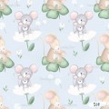 Mommy and mice exclusive seamless pattern - Ice