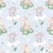 Mommy and mice exclusive seamless pattern - Ice