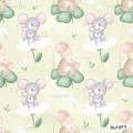 Mommy and mice exclusive seamless pattern - Nursery