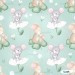 Mommy and mice exclusive seamless pattern - Stone