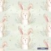 Mommy's little bunny exclusive seamless pattern - Clear