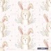 Mommy's little bunny exclusive seamless pattern - Grid