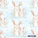 Mommy's little bunny exclusive seamless pattern - Spring