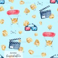 Movie time exclusive [Coordinate] seamless pattern - Arctic