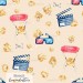 Movie time exclusive [Coordinate] seamless pattern - Biscuit