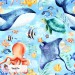 Ocean Story exclusive seamless pattern - Sealife