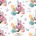 Queen Flamingo exclusive seamless pattern - Brave