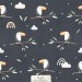 Safari numbers exclusive [Coordinate] seamless pattern - NIght