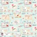 Santa Mail exclusive seamless pattern - Mint