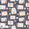 Santa Mail exclusive seamless pattern - Night