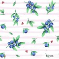 Sweet Blueberry exclusive seamless pattern - Lines