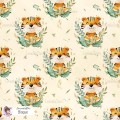 Tiger seamless pattern - Bisque [Exclusive colourway]