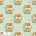 Tiger seamless pattern - Leaf  [Exclusive colourway]