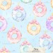 Unicorn Donuts exclusive seamless pattern - Sky