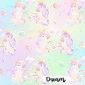 Unicorns Tea Party exclusive seamless pattern - Dream