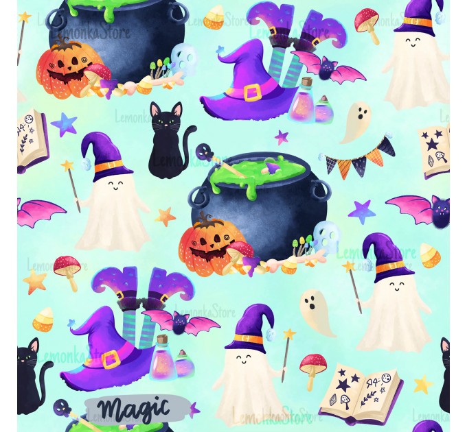 Witch Vibes exclusive seamless pattern - Magic